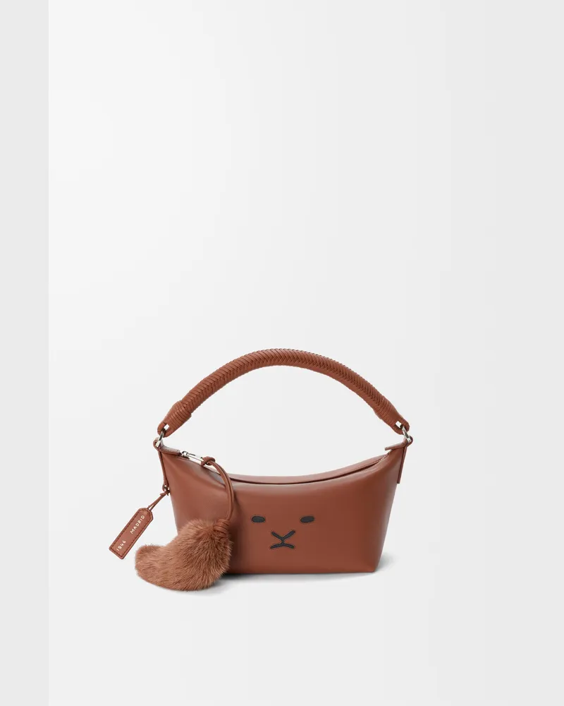 Loewe Cala Mini Bag In Mellow Nappa Lambskin Mujer Pecan