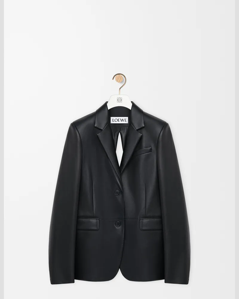 Loewe Jacket In Nappa Lambskin Size Mujer Black