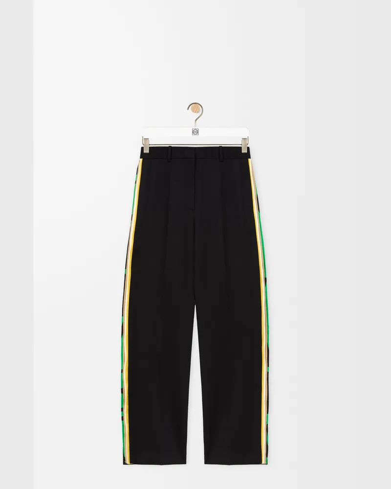 Loewe Trousers In Wool Size Mujer Black