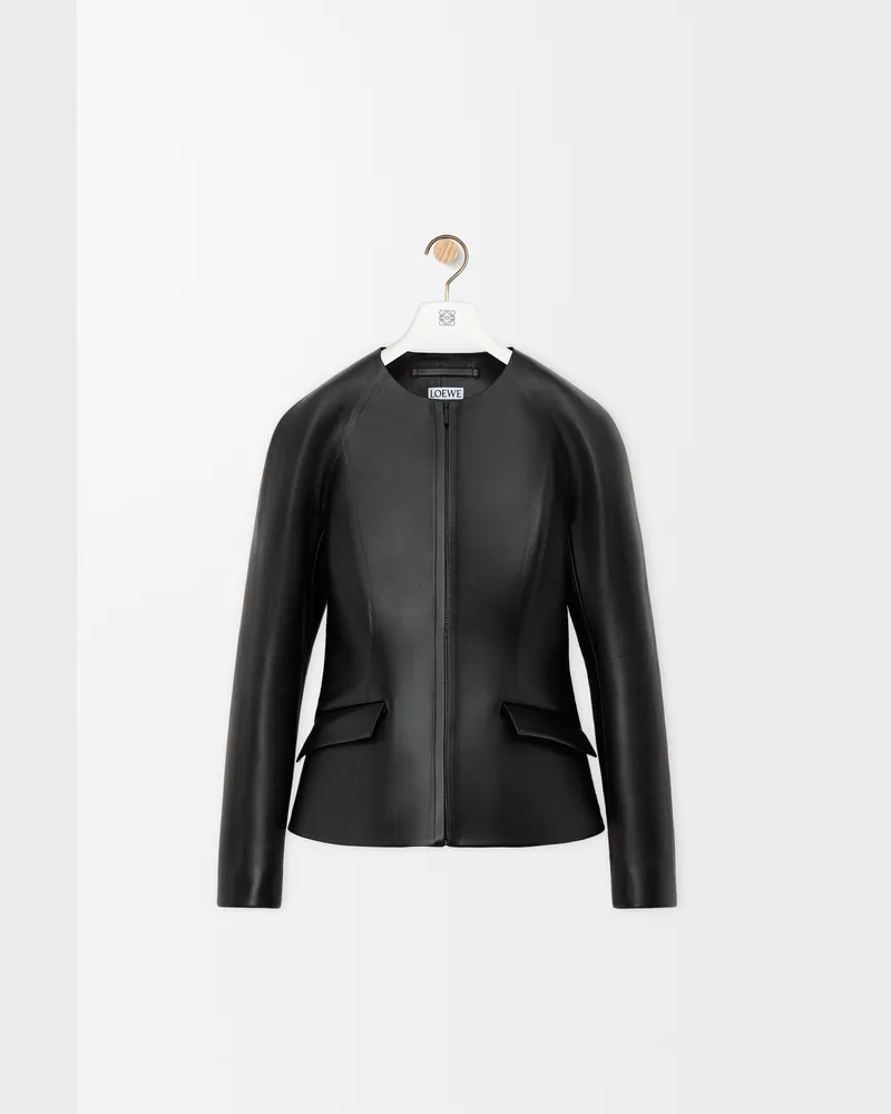 Loewe Jacket In Nappa Lambskin Size Mujer Black