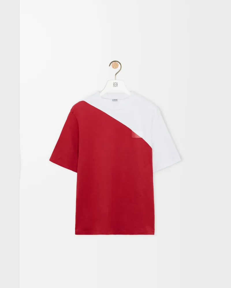 Loewe Loose Fit T-shirt In Cotton Size Hombre White