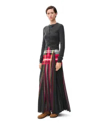 Loewe Luxury Skirt in viscose Red