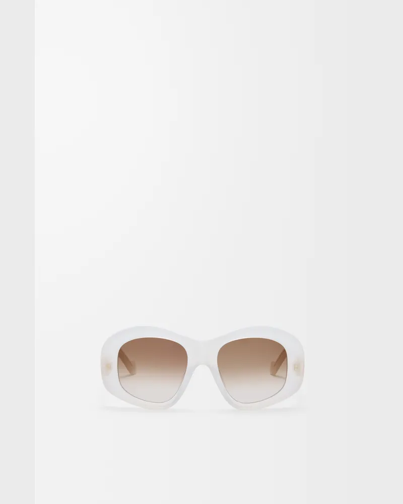 Loewe Beveled Pentagon Sunglasses Mujer Milky