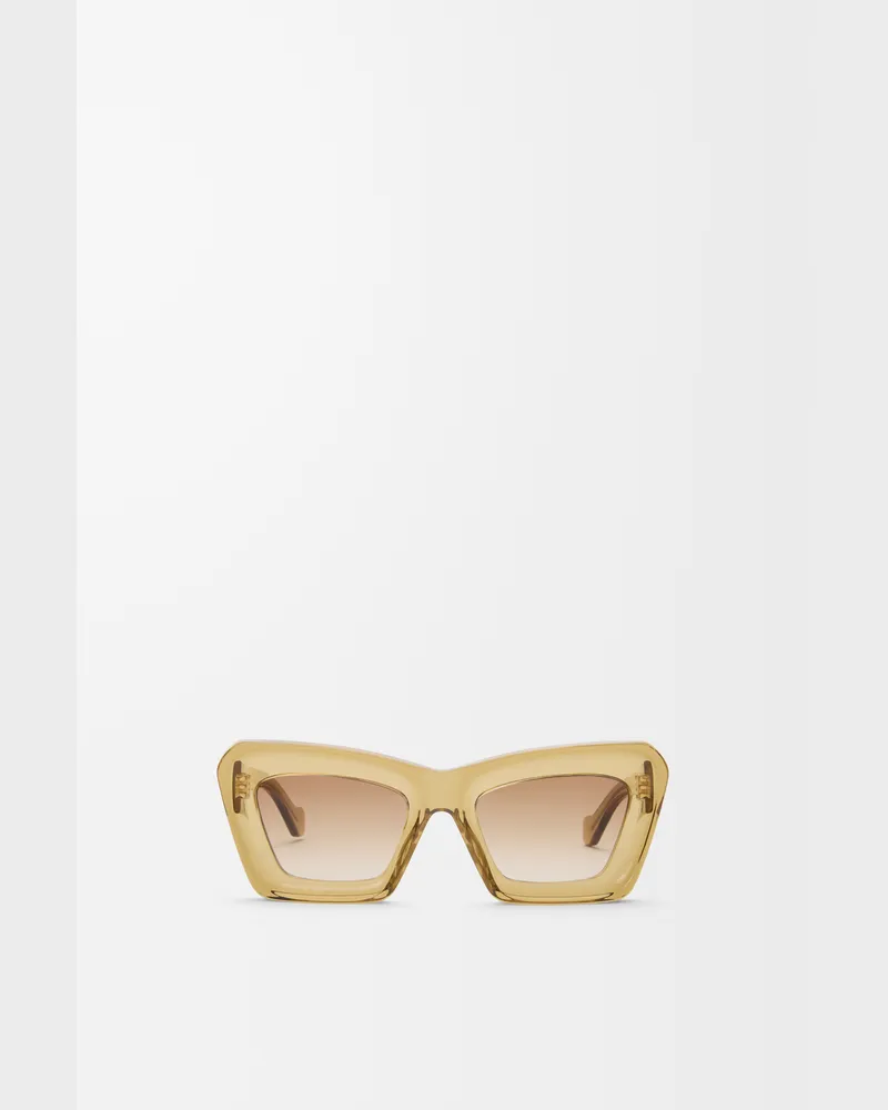 Loewe Beveled Cateye Sunglasses Mujer Transparent