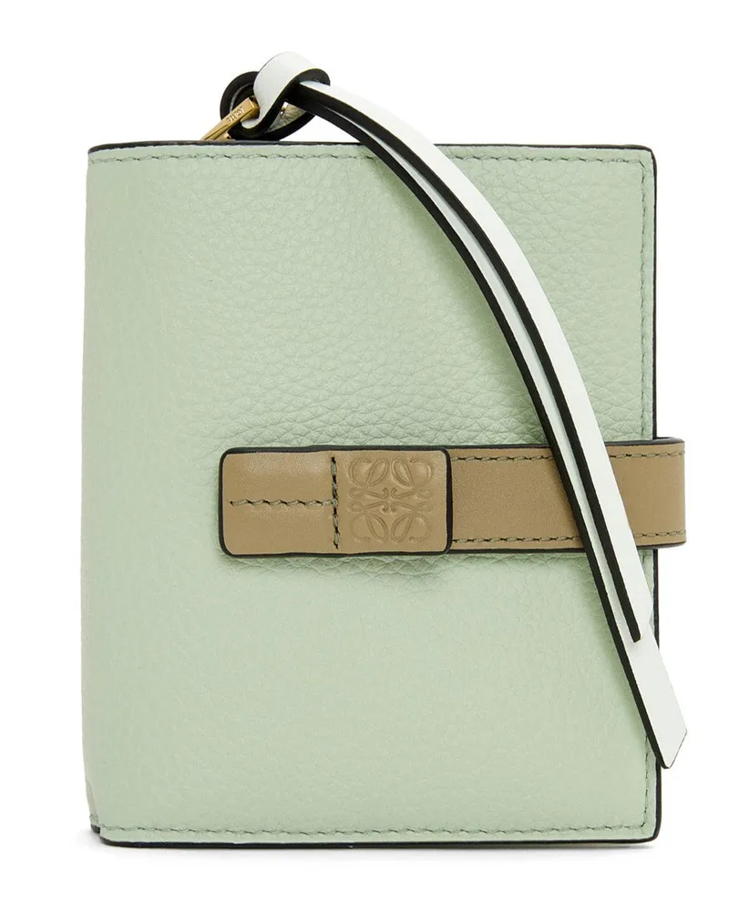 Loewe Luxury Compact zip wallet in soft grained calfskin Spring