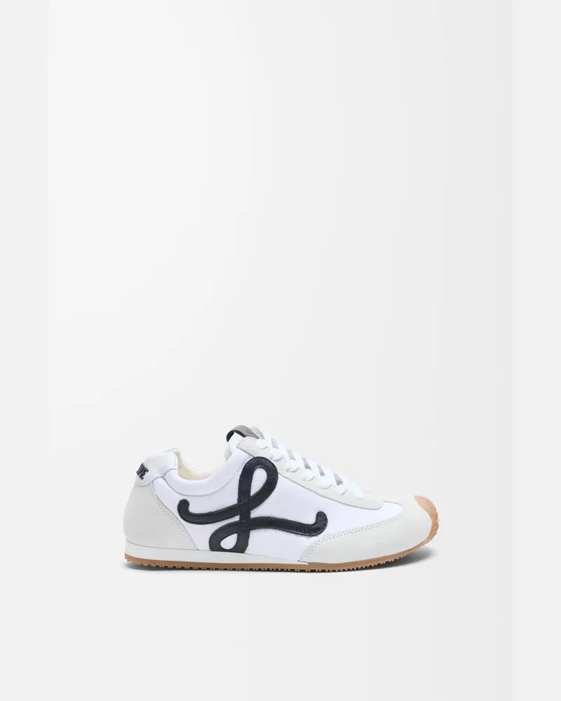 Loewe Ballet Runner 2.0 In Nylon And Leather skin Size Hombre White
