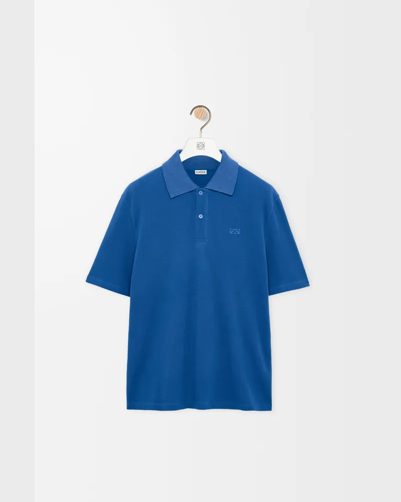 Loewe Polo In Cotton Size Hombre Blue