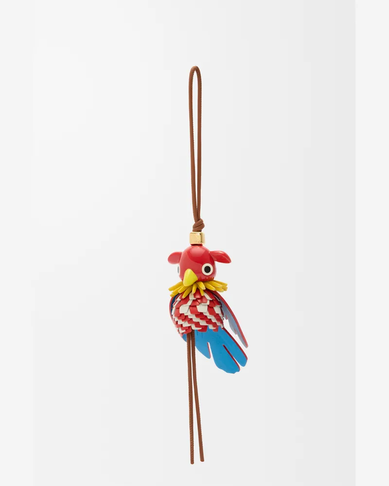 Loewe Parrot Puzz Charm Mujer Tan