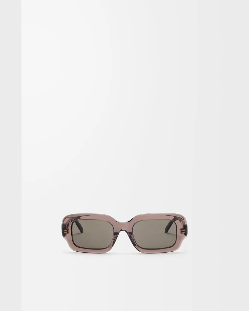 Loewe Rectangular Slim Sunglasses Mujer Transparent