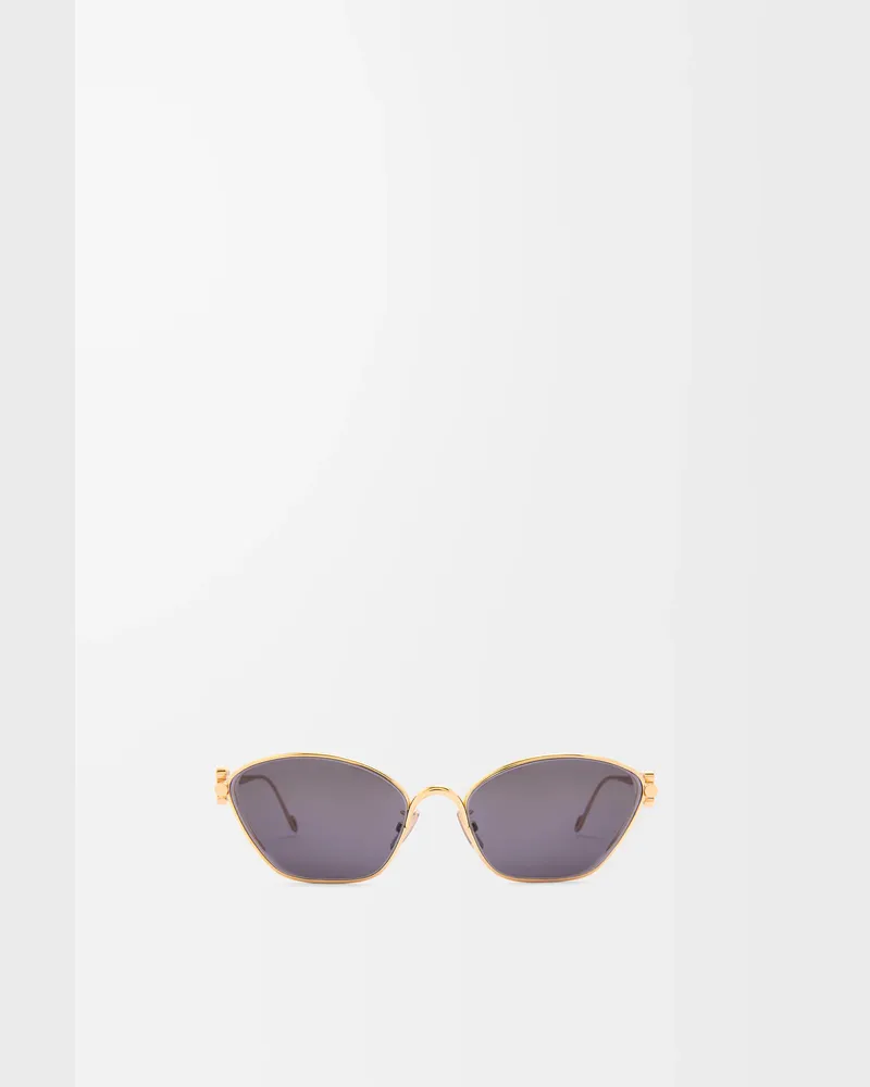 Loewe Anagram Hexagonal Sunglasses Mujer Smoke