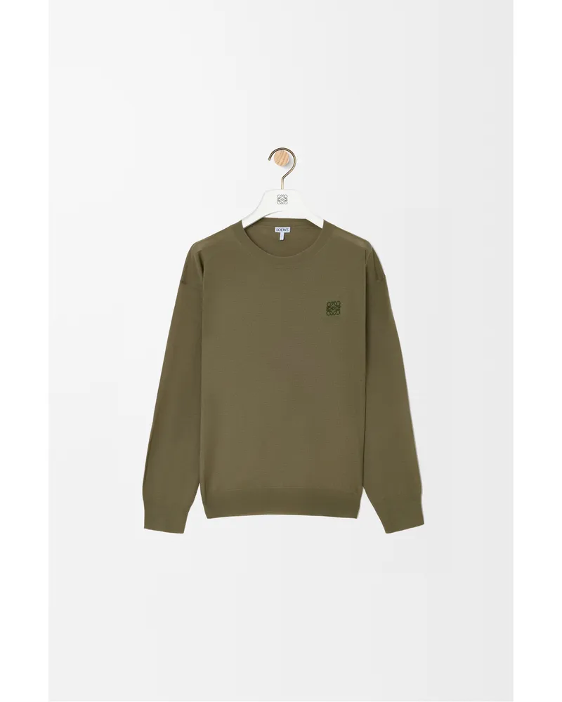 Loewe Sweater In Wool Size Mujer Sage