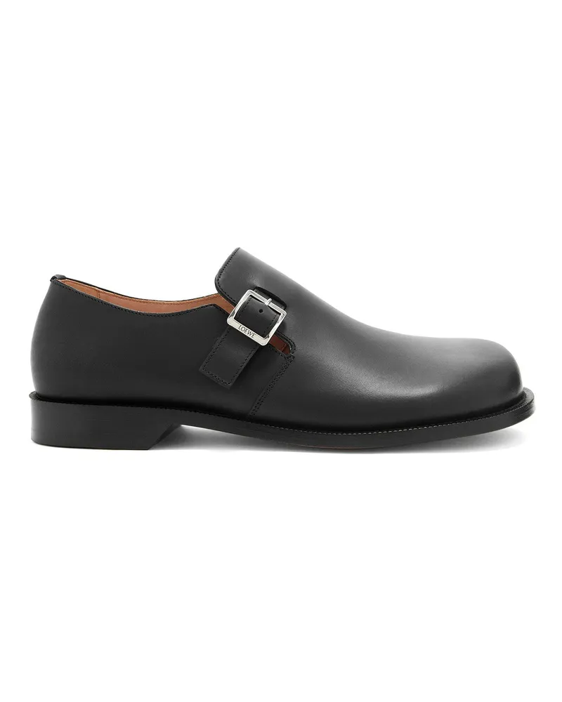 Loewe Luxury Campo buckle derby in calfskin Black