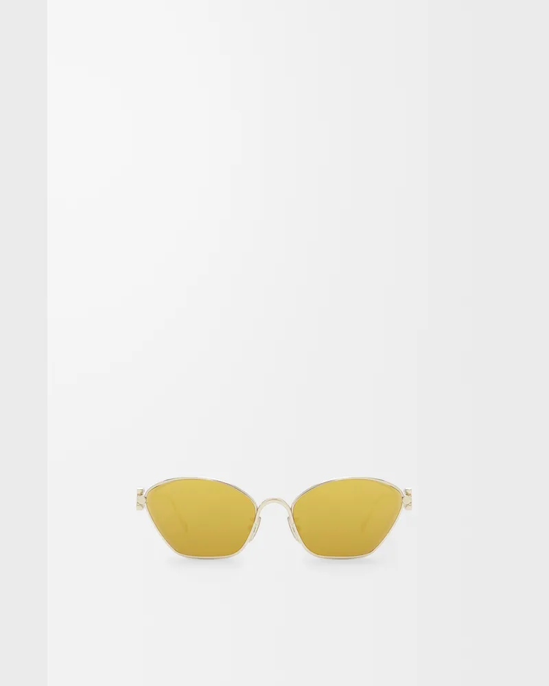 Loewe Anagram Hexagonal Sunglasses Mujer Gold
