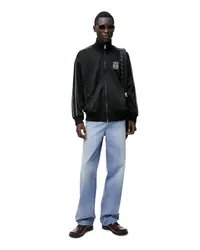 Loewe Luxury Tracksuit jacket in technical jersey Black