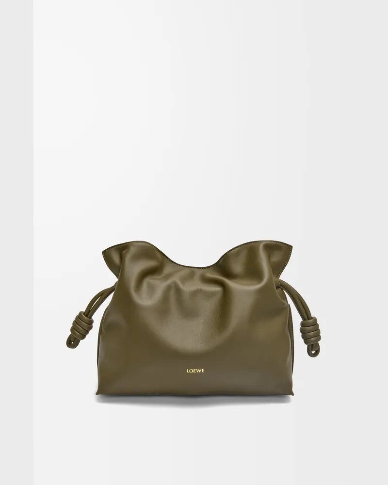 Loewe Medium Flamenco Clutch In Nappa Leather skin Mujer Dark