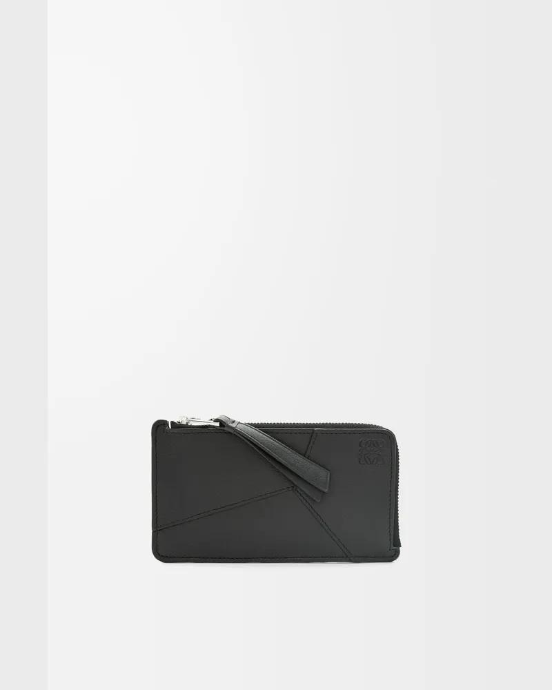 Loewe Puzzle Long Coin Cardholder In Leather skin Hombre Black