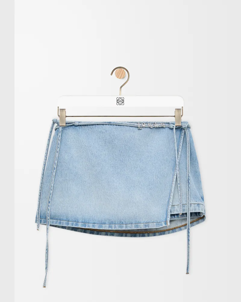 Loewe Shorts In Denim Size Mujer Washed