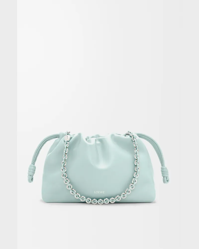 Loewe Medium Flamenco Purse In Mellow Nappa Lambskin Mujer Frozen