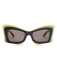 Loewe Luxury Multilayer Butterfly sunglasses Multicolor