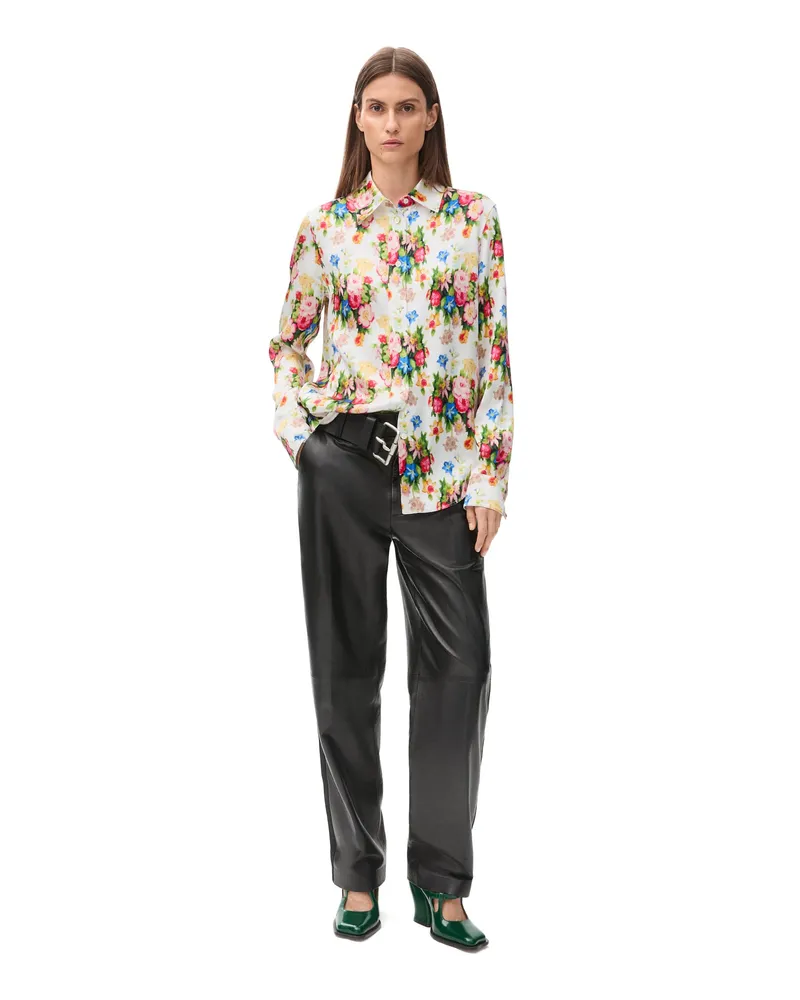 Loewe Luxury Shirt in silk Multicolor