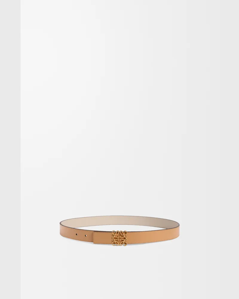 Loewe Reversible Anagram Belt In Leather skin Size Mujer Warm