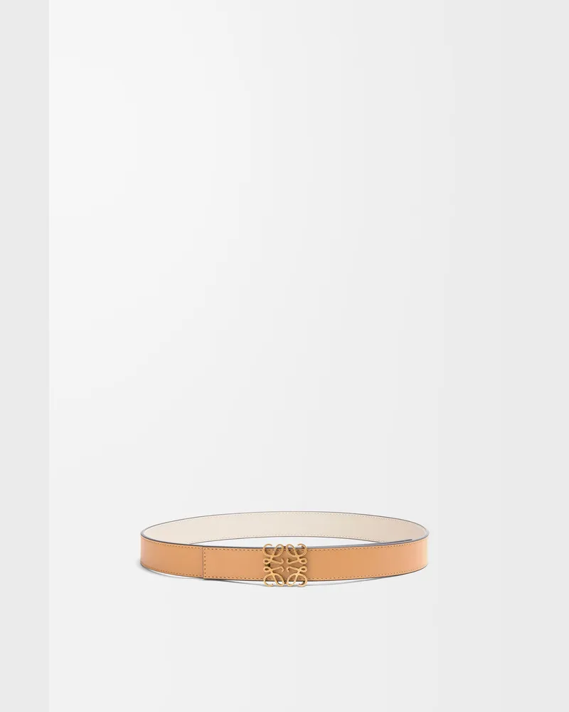 Loewe Reversible Anagram Belt In Leather skin Size Mujer Warm