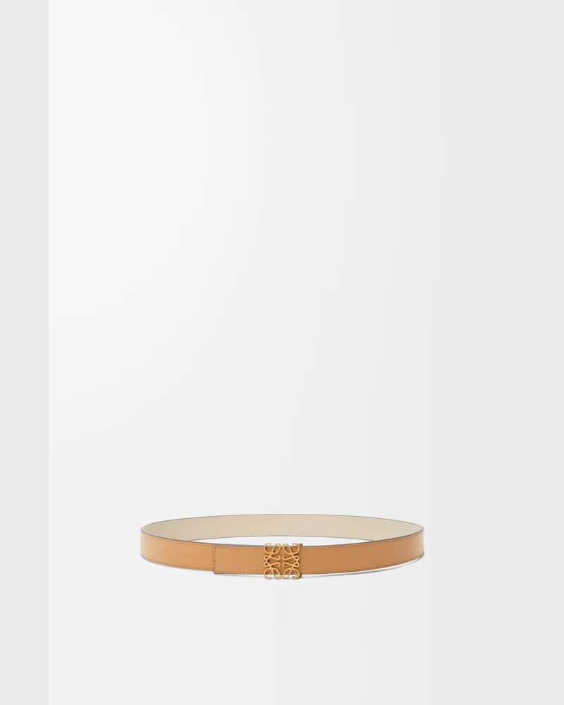 Loewe Reversible Anagram Belt In Leather skin Size Mujer Warm