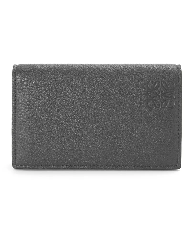 Loewe Luxury Business cardholder in soft grained calfskin Anthracite