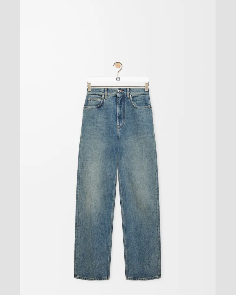 Loewe Jeans In Denim Size Mujer Washed