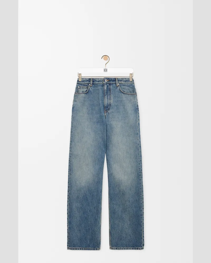 Loewe Jeans In Denim Size Mujer Washed