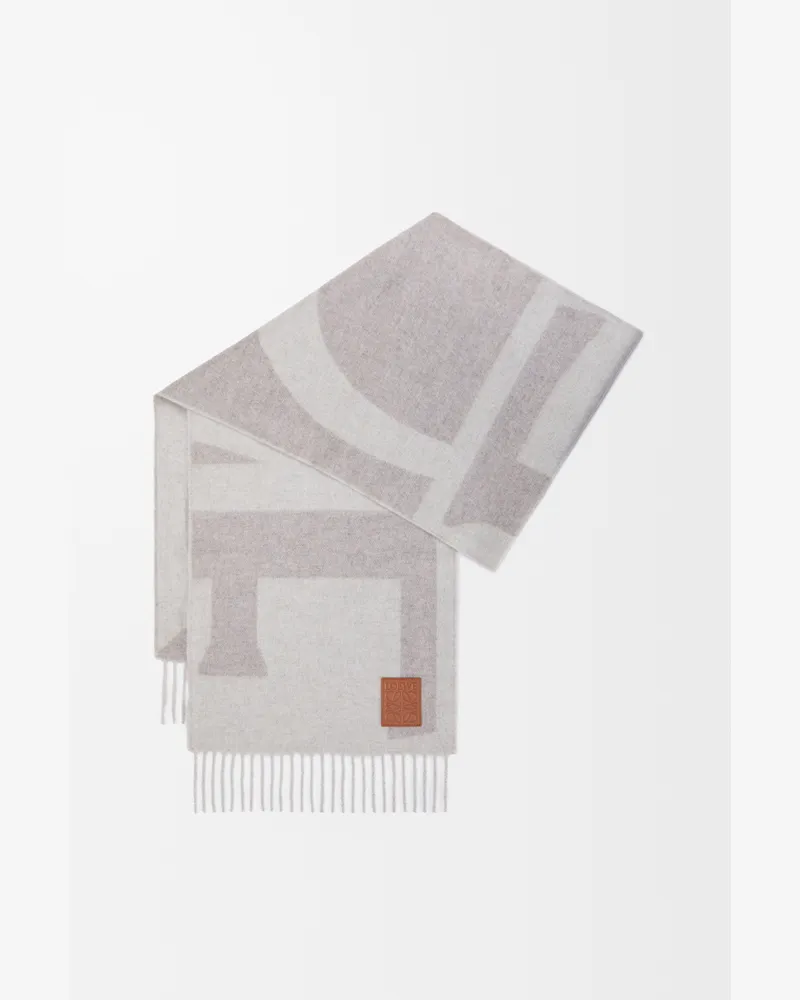 Loewe Scarf In Cashmere Mujer Light