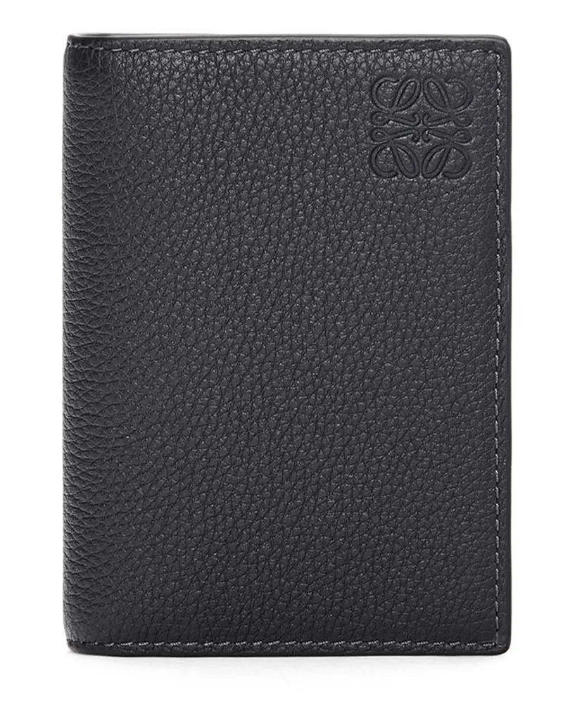 Loewe Luxury Bifold cardholder in soft grained calfskin Black