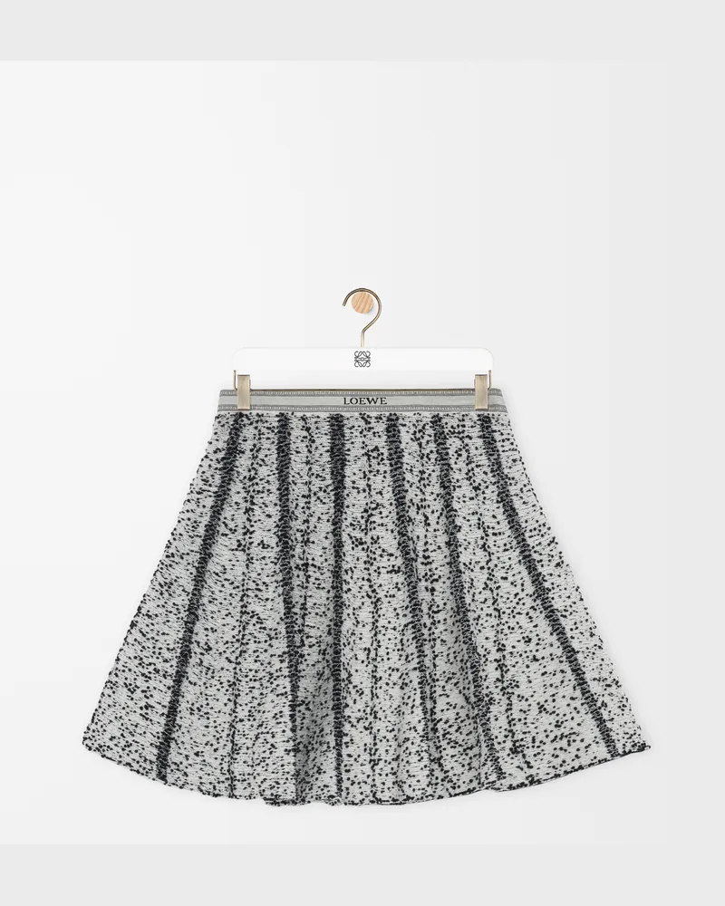 Loewe Skirt In Wool Size Mujer White