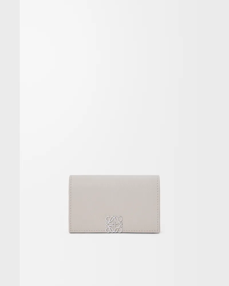 Loewe Anagram Business Cardholder In Pebble Grained Leather skin Mujer Light