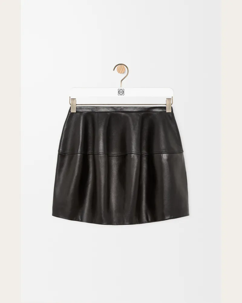Loewe Balloon Skirt In Nappa Lambskin Size Mujer Black