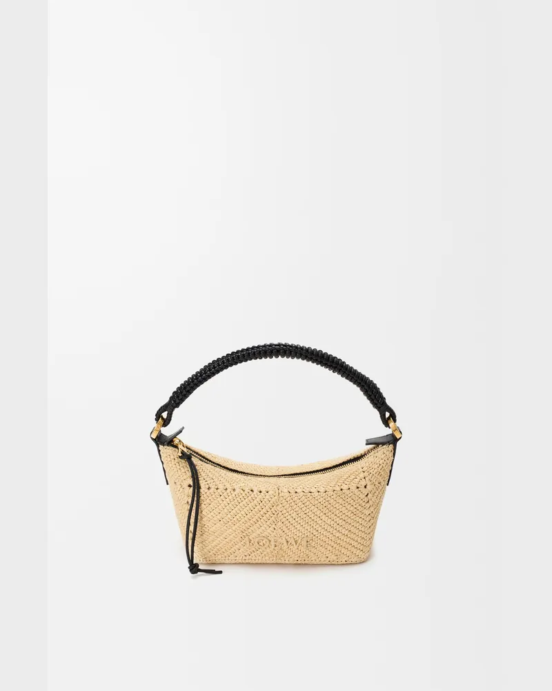 Loewe Cala Mini Bag In Leather skin And Raffia Mujer Natural