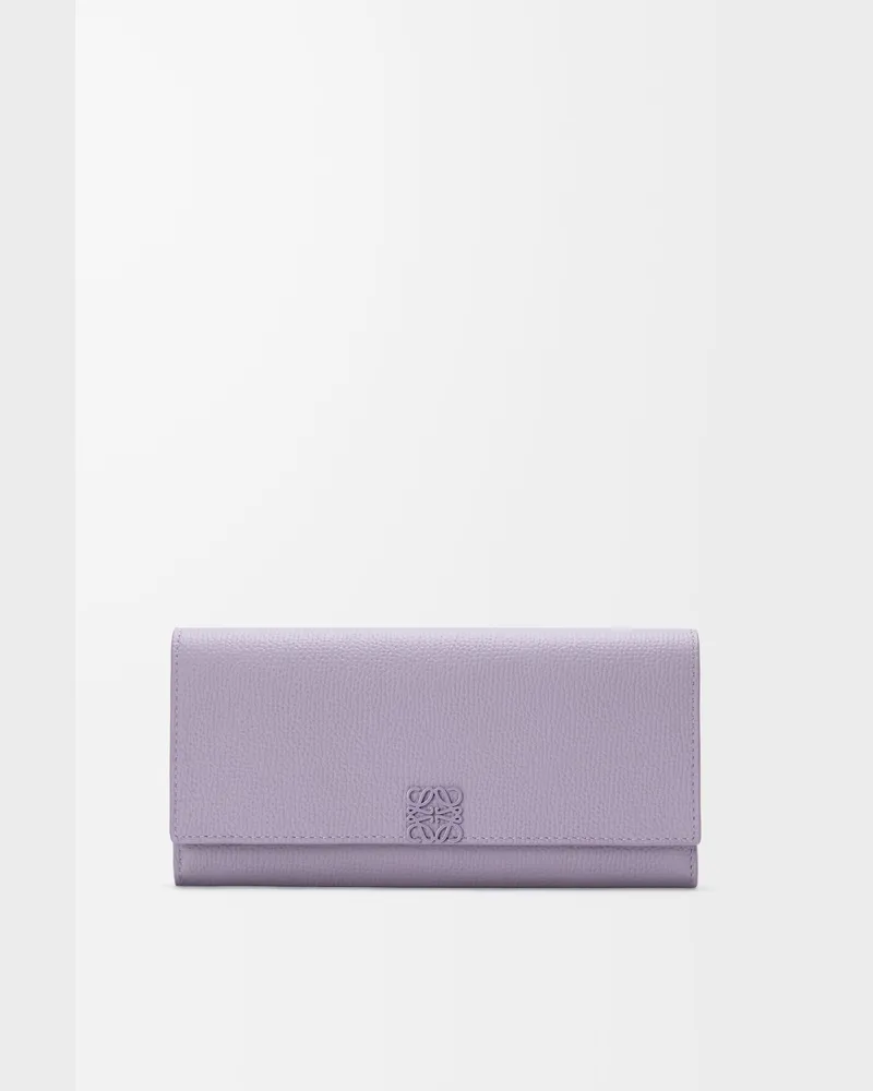 Loewe Anagram Continental Wallet In Pebble Grained Leather skin Mujer Dirty