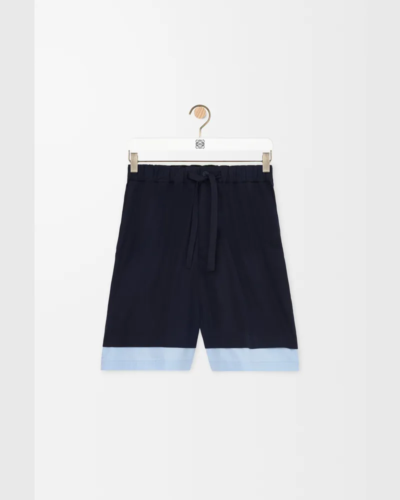 Loewe Shorts In Cotton Size Hombre Dark