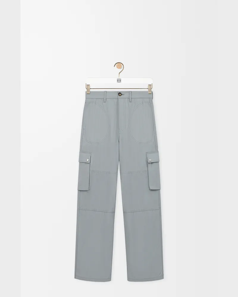 Loewe Cargo Trousers In Cotton Size Hombre Light