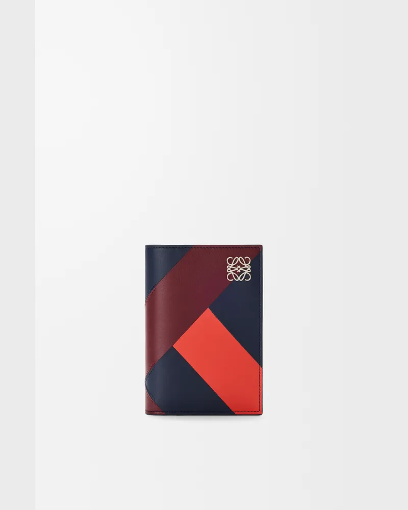 Loewe Anagram Passport Cover In Leather skin Mujer Multicolor