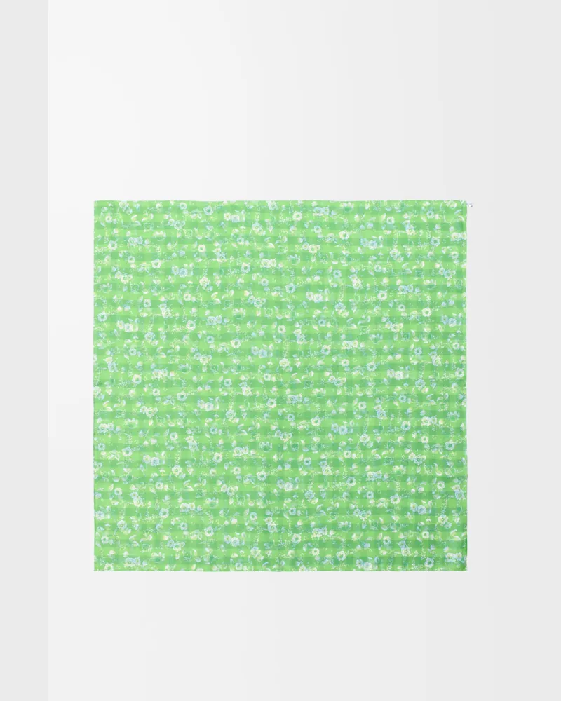 Loewe Scarf In Silk Mujer Navy