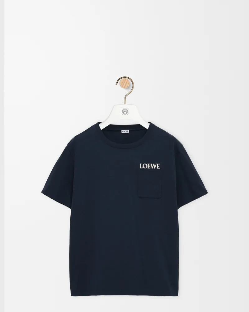Loewe Relaxed Fit T-shirt In Cotton Size Hombre Dark