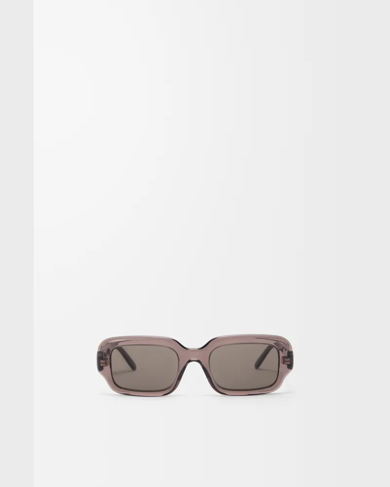 Loewe Rectangular Slim Sunglasses Mujer Transparent