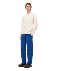 Loewe Luxury Anagram sweater in wool White