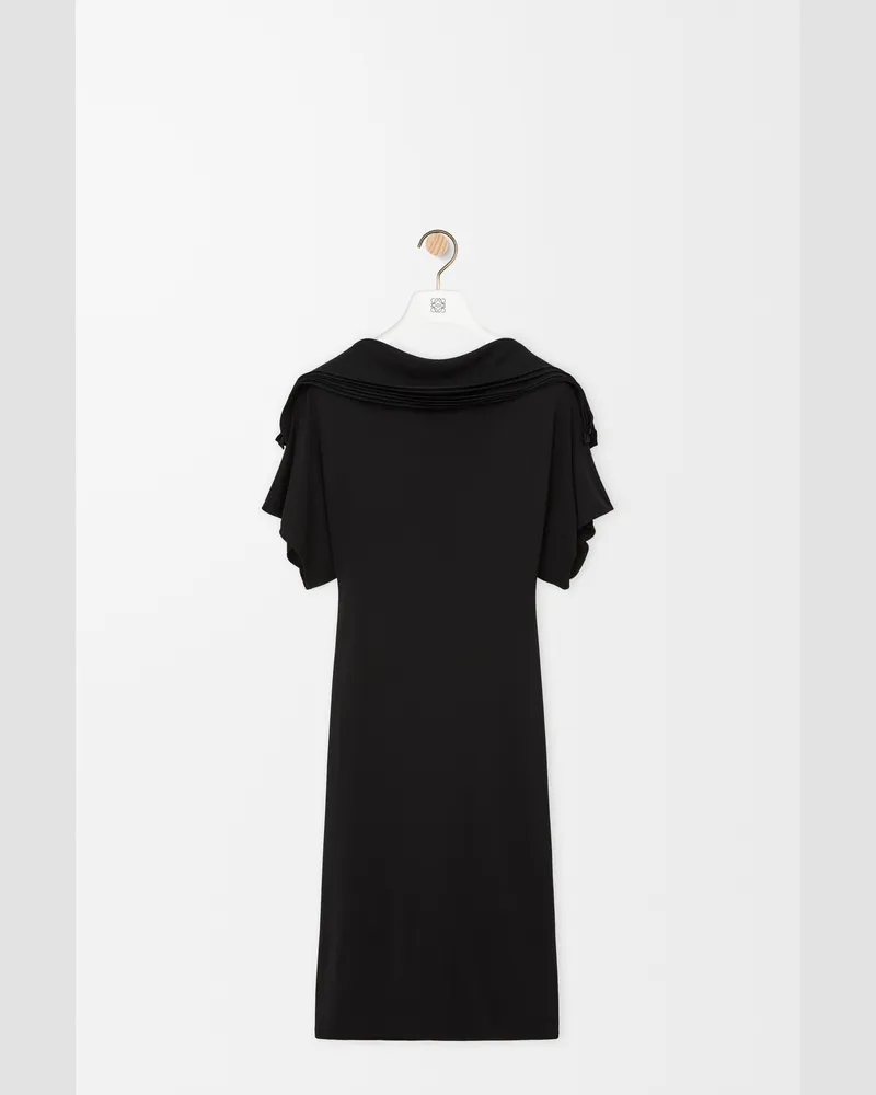 Loewe Dress In Viscose Size Mujer Black