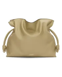 Loewe Luxury Large Flamenco clutch in nappa calfskin Clay