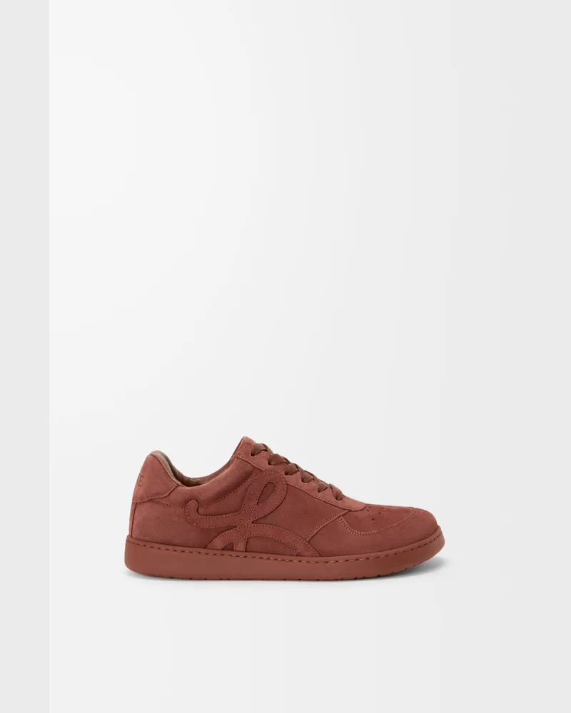 Loewe Jambo Sneaker In Suede Leather skin Size Mujer Burnt