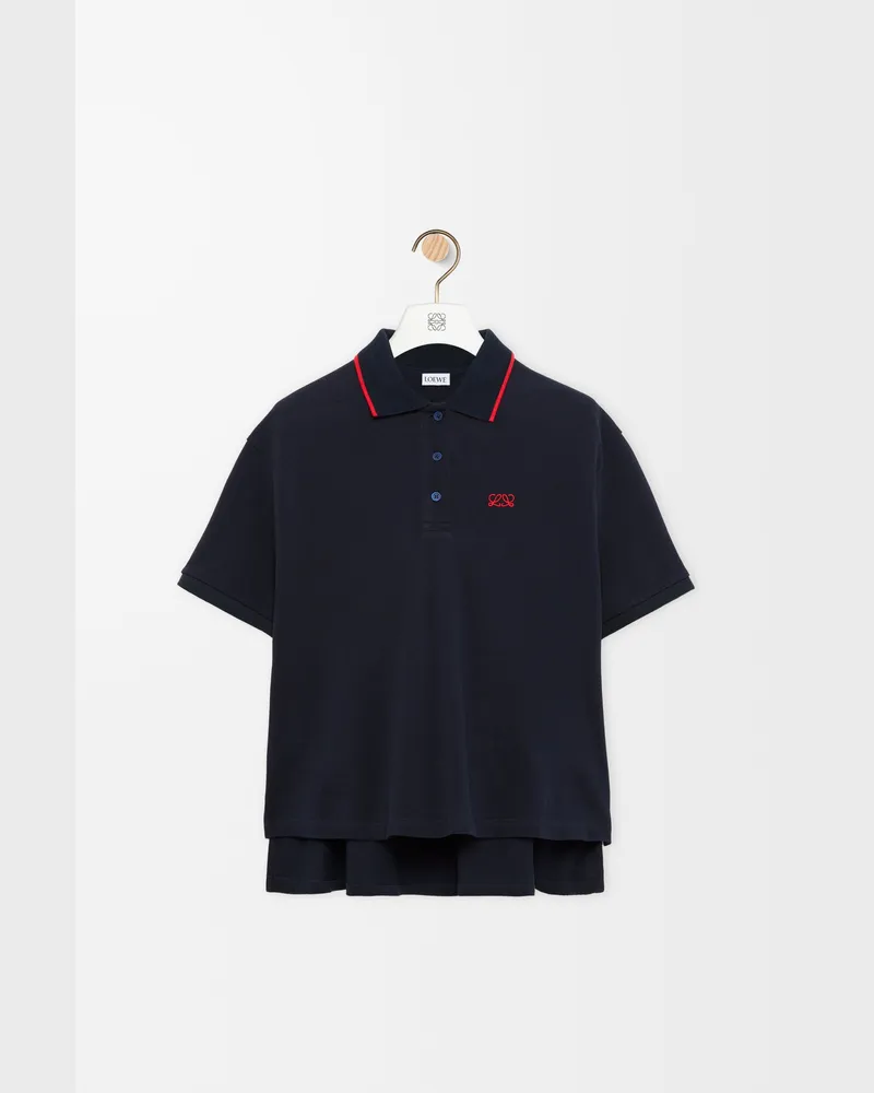 Loewe Polo In Cotton Size Mujer Navy