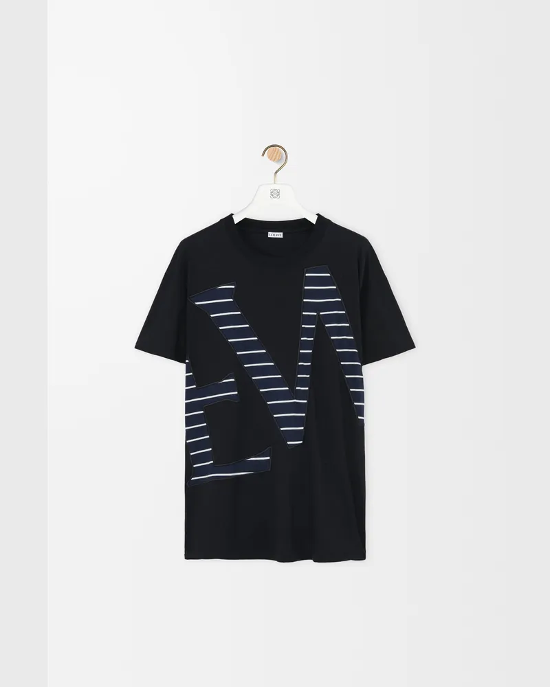 Loewe Relaxed Fit T-shirt In Cotton Size Hombre Black