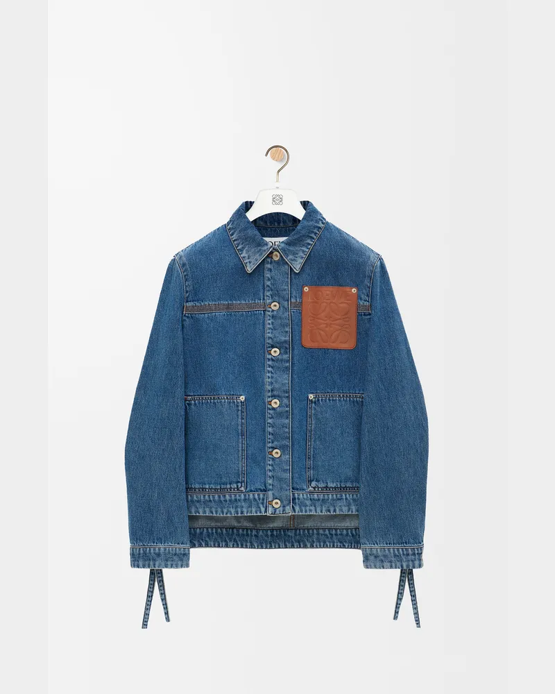 Loewe Workwear Jacket In Denim Size Mujer Jeans